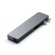 Satechi ST-UCPHMXM laptop dock/port replicator 2 x USB 3.2 Gen 2 (3.1 Gen 2) Type-C Grey