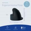 R-Go Mouse HE ergonomic right-hand Bluetooth black/silver retail