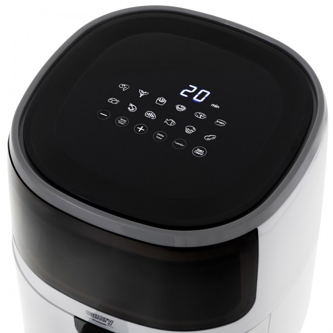 Camry Premium CR 6313 fryer Single 5 L Stand-alone 2000 W Hot air fryer White, Black Camry Premium CR 6313 fryer Single 5 L Stand-alone 2000 W Hot air fryer White, Black