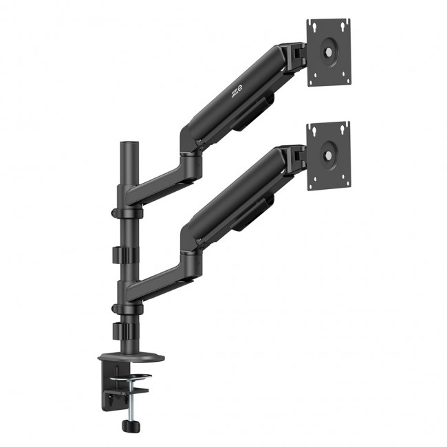 Ergo Office Mount / Holder for 2 Monitors, Gas Spring, 17 Ergo Office Mount / Holder for 2 Monitors, Gas Spring, 17