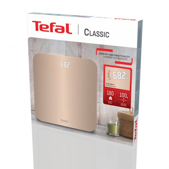 Tefal Classic PP1900V0 personal scale Square Beige Electronic personal scale