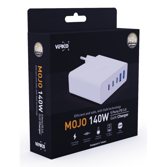 Verico 4OJ-ABGWE1-N1 mobile device charger Laptop, Smartphone, Tablet, Telephone White AC Fast charging Indoor Verico 4OJ-ABGWE1-N1 mobile device charger Laptop, Smartphone, Tablet, Telephone White AC Fast charging Indoor
