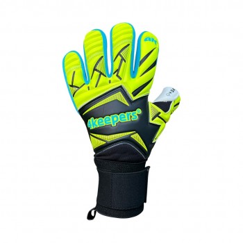 Rękawice bramkarskie 4Keepers Force V5 25 Wave NC czarno-zielone fluo 9