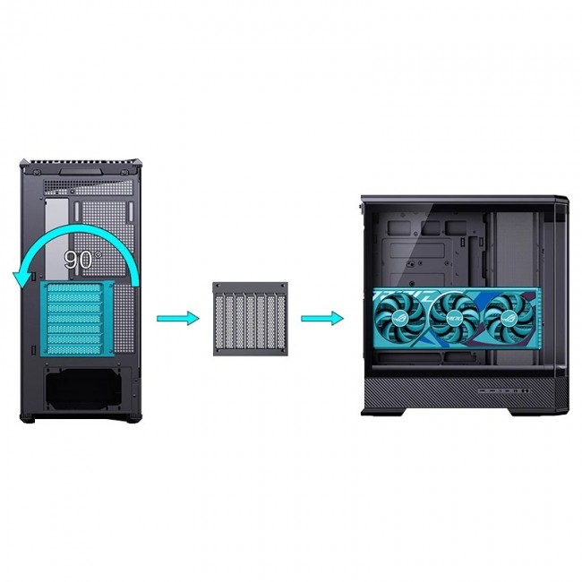 Jonsbo D400 Midi Tower Black
