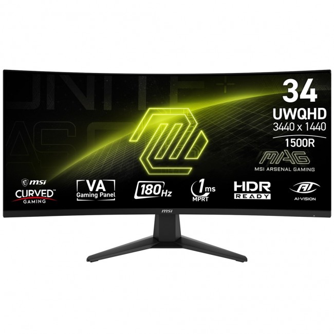 MSI MAG 346CQ computer monitor 86.4 cm (34 MSI MAG 346CQ computer monitor 86.4 cm (34