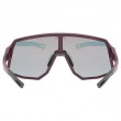 Uvex sequenze CV Multi-sport glasses Unisex Semi rimless Red