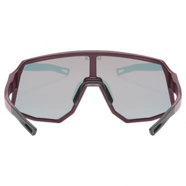 Uvex sequenze CV Multi-sport glasses Unisex Semi rimless Red