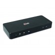 CLUB3D DisplayPort/HDMI KVM Switch/Dock 4K60Hz For USB Type-C inputs
