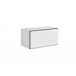 Cama full storage cabinet ROCO RO3 75/37/39 white/black/white