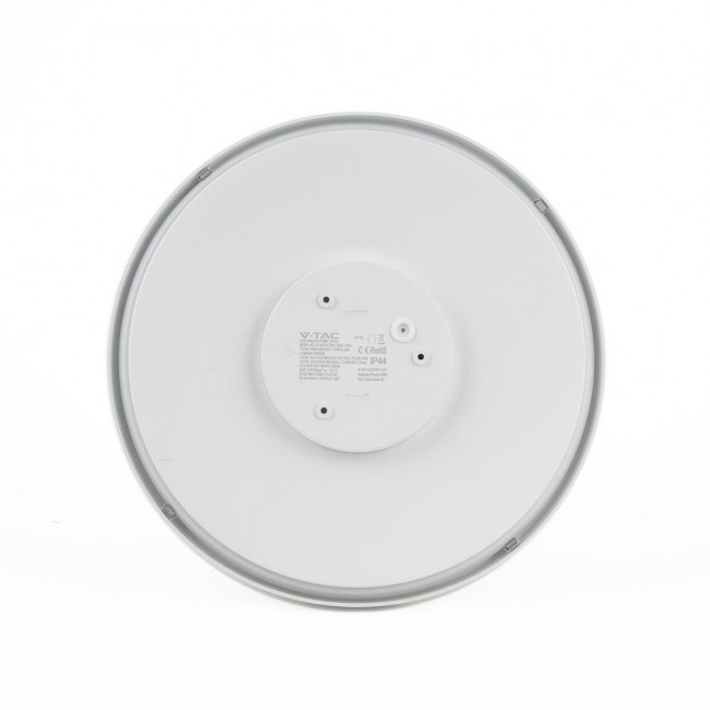 Plafond V-TAC VT-8624S surface-mounted 24W LED IP44 29cm motion detector 4000K 2500lm (SKU 76631) White Plafond V-TAC VT-8624S surface-mounted 24W LED IP44 29cm motion detector 4000K 2500lm (SKU 76631) White
