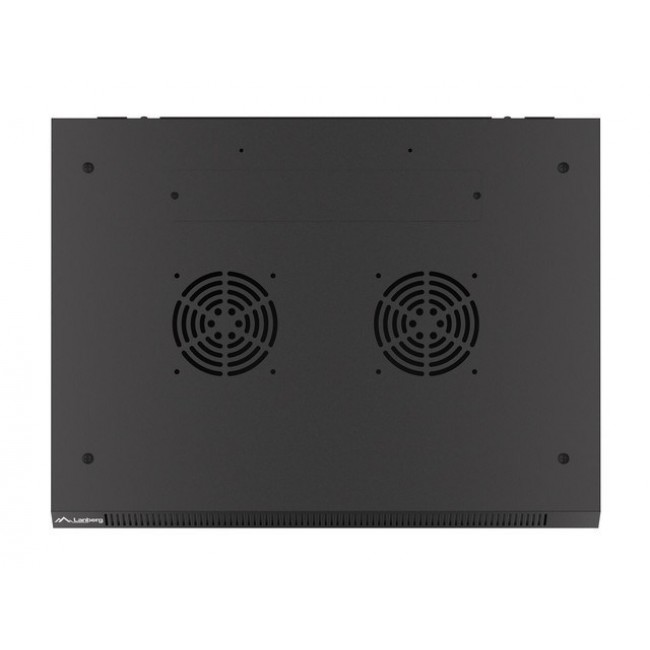 Lanberg WF01-6422-10B rack cabinet 22U Wall mounted rack Black