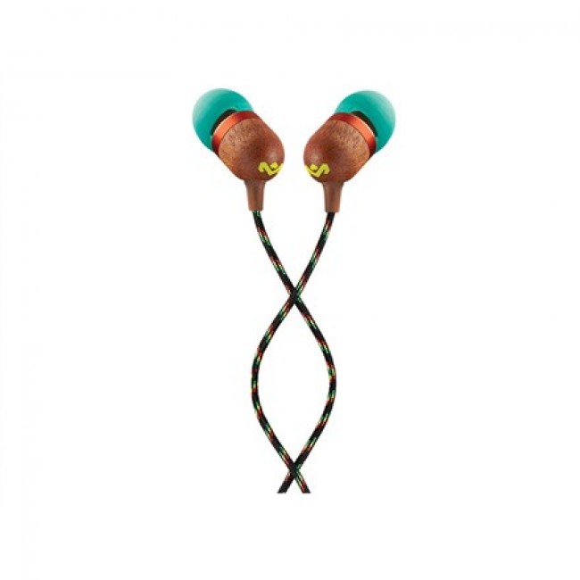 The House Of Marley Smile Jamaica Headset Wired In-ear Calls/Music Green