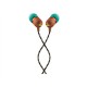 The House Of Marley Smile Jamaica Headset Wired In-ear Calls/Music Green