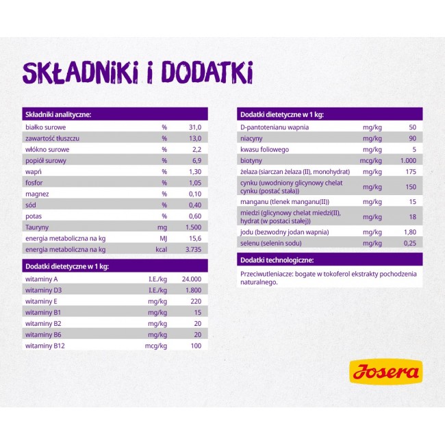 Josera Culinesse cats dry food 2 kg Adult Poultry, Salmon