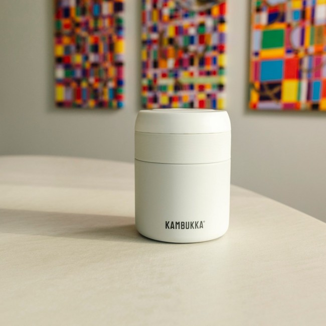 Dinner thermos Kambukka Bora 600 ml Chalk White (11-06013) Dinner thermos Kambukka Bora 600 ml Chalk White (11-06013)
