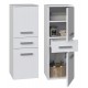 Topeshop NEL V DDS BIEL bathroom storage cabinet White