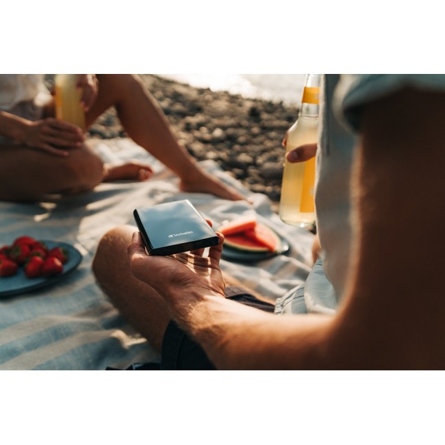 SLIM EXT SSD USB-C 1TB BLACK/USB 3.2/USB-C GEN1