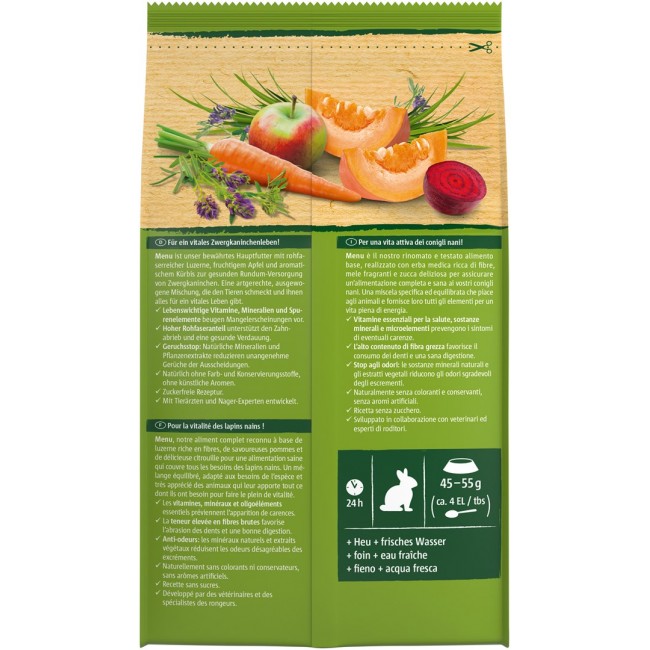VITAKRAFT Menu Vital - rabbit food - 3kg