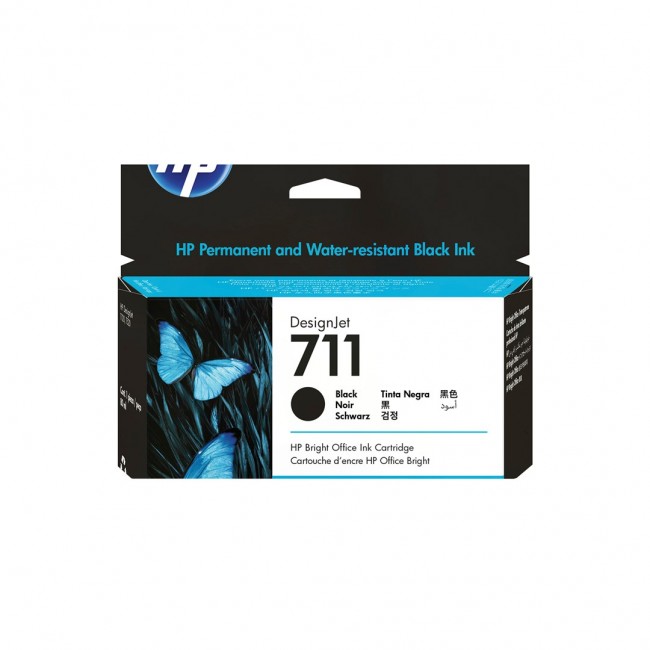 HP 711 80-ml Black DesignJet Ink Cartridge HP 711 80-ml Black DesignJet Ink Cartridge