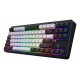 HATOR Rockfall 3 TKL Wireless, black, QMK/VIA, OMA profile white-black keycaps Keyboard - linear mechanical hotswap switches - US - ANSI Layout (HTK850)