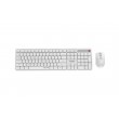 Gembird KBS-WMS-01-W Silent key Pro Business wireless desktop set, white, US layout