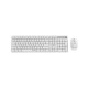 Gembird KBS-WMS-01-W Silent key Pro Business wireless desktop set, white, US layout