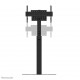 Neomounts FL45S-825BL1 TV floor stand 37-75