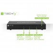 Techly IDATA DP-KVM2 KVM switch Black Techly IDATA DP-KVM2 KVM switch Black