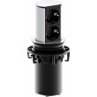 Bachmann 928.002 socket-outlet Black, Silver