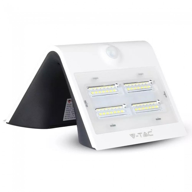 Solar projector V-TAC VT-768 3W LED 4000K 400lm (SKU 7523) White, Black Solar projector V-TAC VT-768 3W LED 4000K 400lm (SKU 7523) White, Black