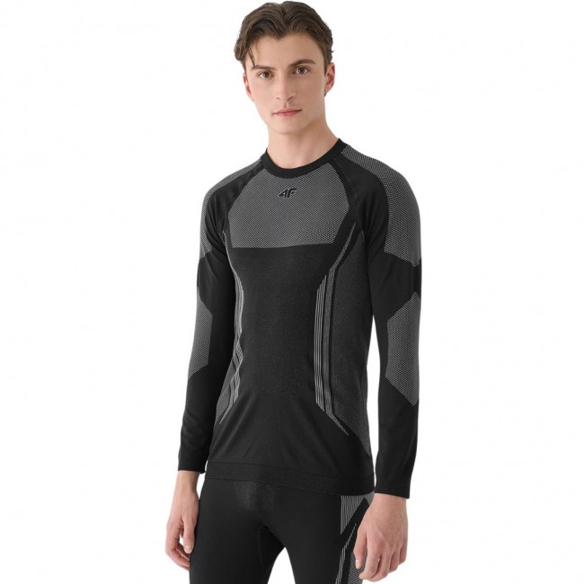 Men's Thermoactive T-Shirt 4F M165 deep black 4FWAW24USEAM165 20S S/M Men's Thermoactive T-Shirt 4F M165 deep black 4FWAW24USEAM165 20S S/M
