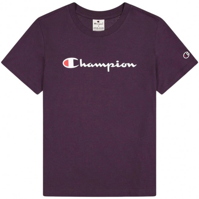 Champion SS Tee Women's T-Shirt Purple 117534 VS503 XL Champion SS Tee Women's T-Shirt Purple 117534 VS503 XL