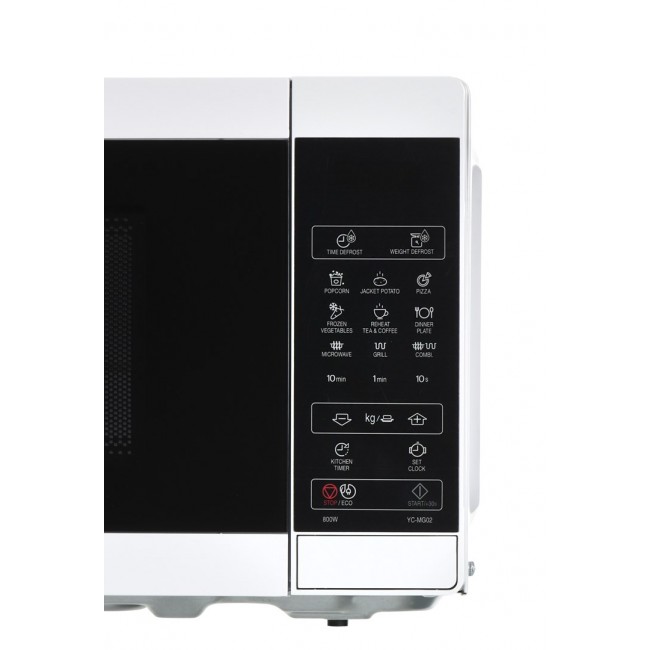 Sharp YC-MG02E-W microwave Countertop 20 L 800 W Blue, White Sharp YC-MG02E-W microwave Countertop 20 L 800 W Blue, White