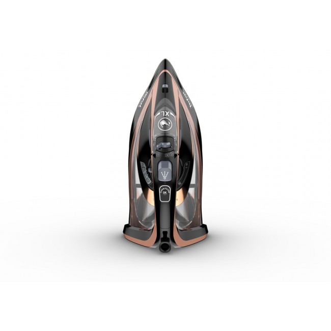 Tefal Ultimate Pure FV9845 iron Dry & Steam iron Durilium Autoclean soleplate 3200 W Black, Copper Tefal Ultimate Pure FV9845 iron Dry & Steam iron Durilium Autoclean soleplate 3200 W Black, Copper