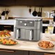 Ninja DZ400EU fryer Double 9.5 L Stand-alone 2470 W Hot air fryer Grey Ninja DZ400EU fryer Double 9.5 L Stand-alone 2470 W Hot air fryer Grey