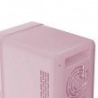ELLE 4L mini fridge with LED make-up mirror, purple ELLE 4L mini fridge with LED make-up mirror, purple