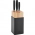Set of 3 knives in a Zwilling Now S block