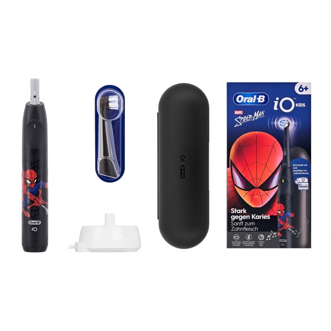 Oral-B iO Kids Spiderman Child Rotating toothbrush Black Oral-B iO Kids Spiderman Child Rotating toothbrush Black