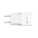 NATEC RIBERA GAN SLIM MAINS CHARGER 1 USB-A + 1 USB-C 20W WHITE NATEC RIBERA GAN SLIM MAINS CHARGER 1 USB-A + 1 USB-C 20W WHITE