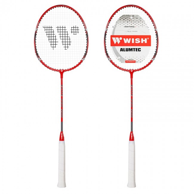 Wish Alumtec badminton racket set 4 rackets + 3 ailerons + net + lines