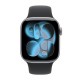Apple Watch Series 11 GPS + Cellular 42mm Space Grey Aluminium Case with Black Sport Band - S/M