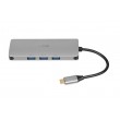 iBox IUH3RJ4K interface hub USB Type-C 5000 Mbit/s Silver iBox IUH3RJ4K interface hub USB Type-C 5000 Mbit/s Silver