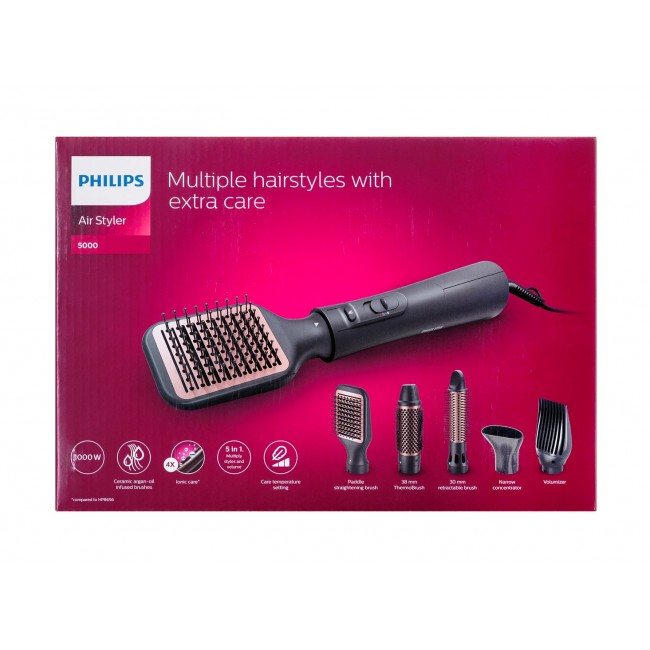 Philips 5000 series BHA530 Hair styling kit Warm Black 1000 W 2 m
