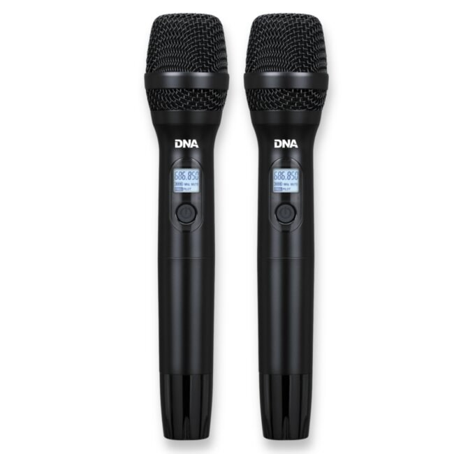 DNA Professional XMIC 2 - Wireless dual set: 2 x handheld microphones + receiver (518 542 MHz)