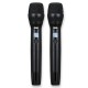 DNA Professional XMIC 2 - Wireless dual set: 2 x handheld microphones + receiver (518 542 MHz)