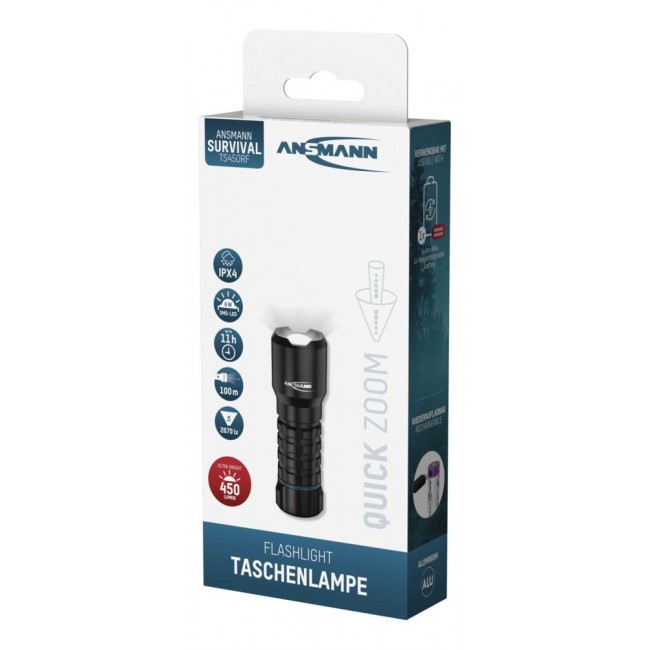 Ansmann TS450RF Black Hand flashlight LED