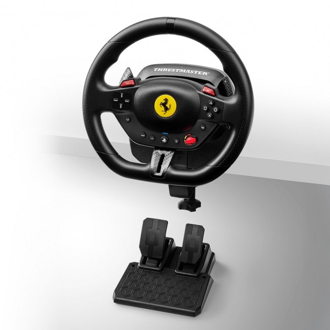 Thrustmaster T98-P Ferrari 296 GTB Black USB Steering wheel + Pedals Analogue / Digital PC, PlayStation 4, PlayStation 5