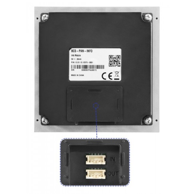 BCS BCS-PAN-INFO Nametag unit
