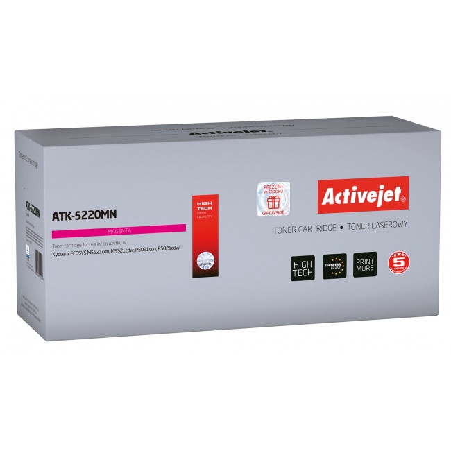 Activejet ATK-5220MN toner (replacement for Kyocera TK-5220M Supreme 1200 pages magenta)