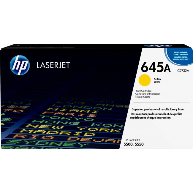 HP 645A Yellow Original LaserJet Toner Cartridge